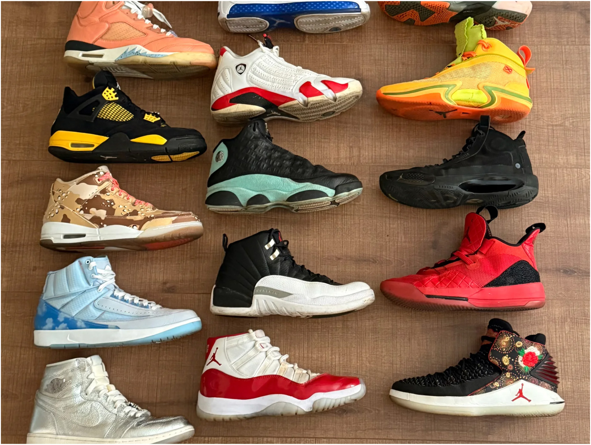 Sneaker collection wall